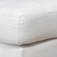 VENTURE DESIGN Zoompuff, rektangulr - beige polyester og svart stl (85x64)