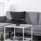 VENTURE DESIGN Zoom U-sofa - gr polyester og og svart stl