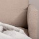 VENTURE DESIGN Zoom U-soffa - brun polyester och svart stl
