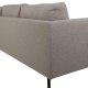 VENTURE DESIGN Zoom U-soffa - brun polyester och svart stl