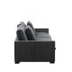 VENTURE DESIGN Durham 3-seters sofa - mrkegr flyel og furu