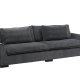 VENTURE DESIGN Durham 3-seters sofa - mrkegr flyel og furu