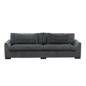 VENTURE DESIGN Durham 3 pers. sofa - mrkegr fljl og fyrretr