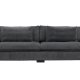 VENTURE DESIGN Durham 3-seters sofa - mrkegr flyel og furu