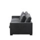 VENTURE DESIGN Durham 3-seters sofa - mrkegr flyel og furu