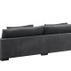 VENTURE DESIGN Durham 3-seters sofa - mrkegr flyel og furu