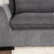 VENTURE DESIGN Durham 3-seters sofa - mrkegr flyel og furu