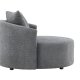 VENTURE DESIGN Kelso lenestol, rund - gr polyester