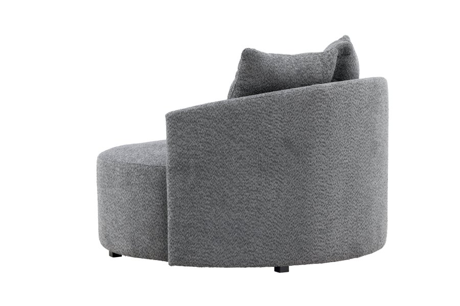 VENTURE DESIGN Kelso lenestol, rund - gr polyester