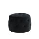 VENTURE DESIGN Benjamin puff, rund - svart flyel (55)