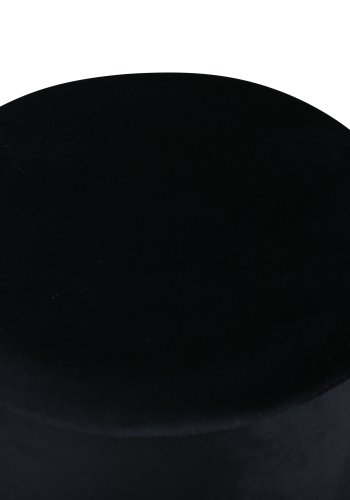 VENTURE DESIGN Benji Pouf, Zylinder – schwarzer Samt und Messingstahl (35)