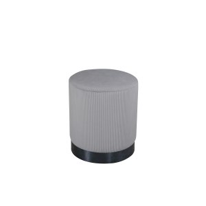 VENTURE DESIGN Benji puf, cylinder - gr fljl og sort stl (35)