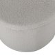 VENTURE DESIGN Dunken Pouf, mit Stauraum, Zylinder – weißer Teddybärstoff Polyester (51)
