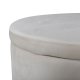 VENTURE DESIGN Dunken Pouf, mit Stauraum, Zylinder – beige Teddybär-Stoff Polyester (51)
