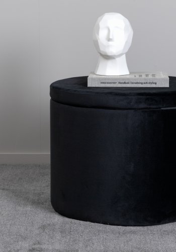 VENTURE DESIGN Dunken Pouf, mit Stauraum, Zylinder – Teddybär-Stoff Polyester (51)