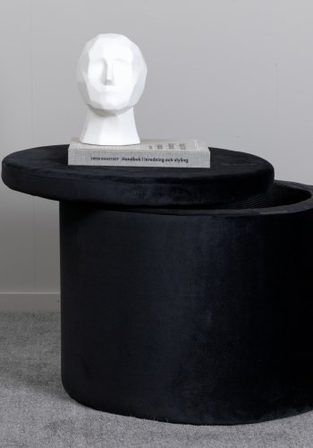 VENTURE DESIGN Dunken Pouf, mit Stauraum, Zylinder – Teddybär-Stoff Polyester (51)