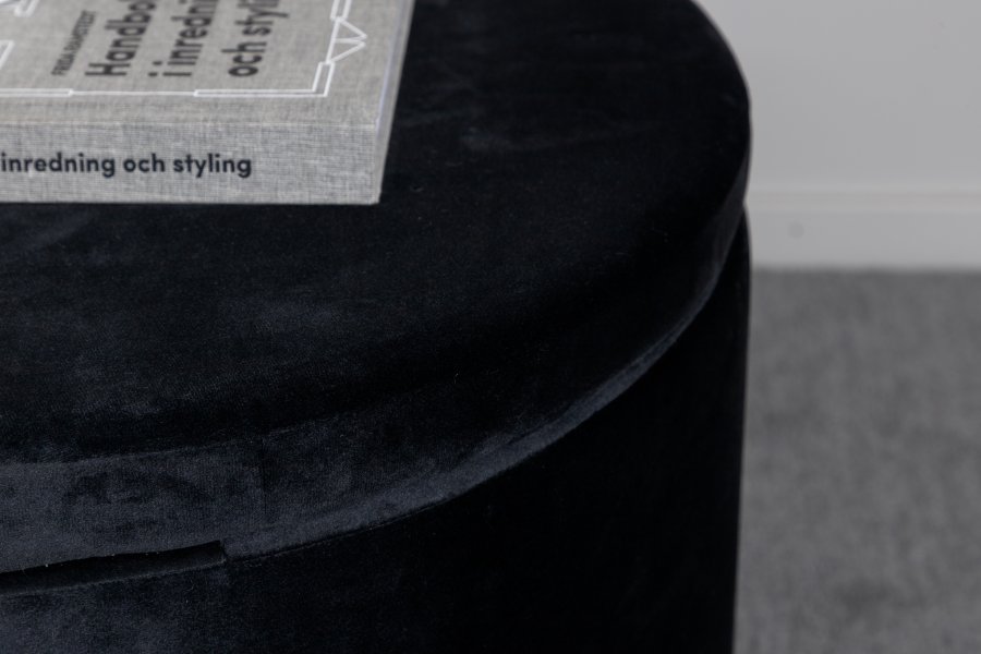 VENTURE DESIGN Dunken Pouf, mit Stauraum, Zylinder – Teddybär-Stoff Polyester (51)