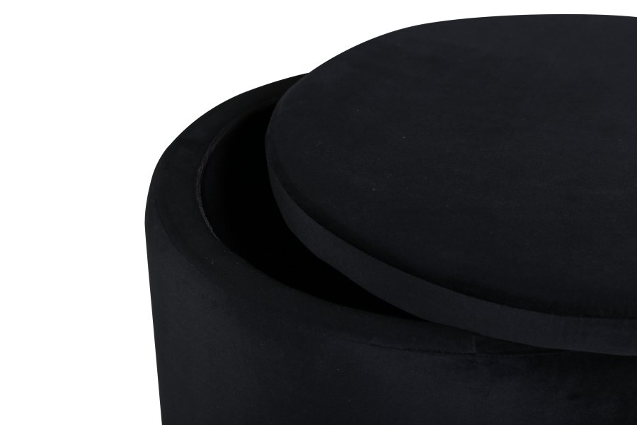VENTURE DESIGN Dunken Pouf, mit Stauraum, Zylinder – Teddybär-Stoff Polyester (51)