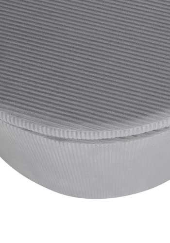 VENTURE DESIGN Dunken puff, m. oppbevaring, sylinder - gr flyel (51)