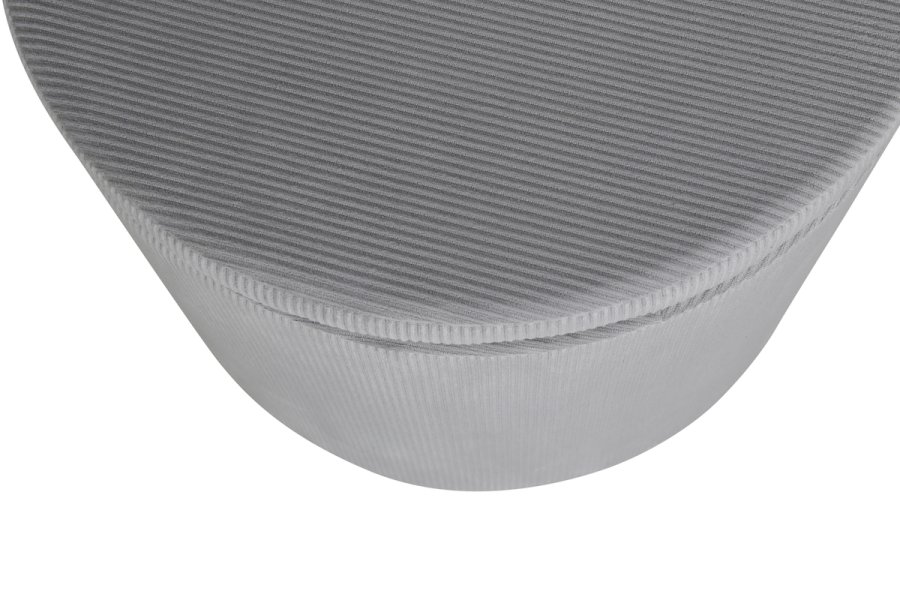 VENTURE DESIGN Dunken puff, m. oppbevaring, sylinder - gr flyel (51)