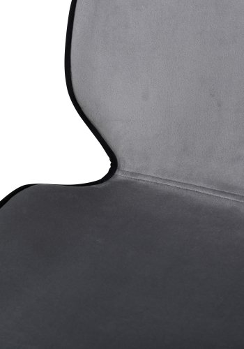 VENTURE DESIGN Emma spisestuestol - gr flyel/polyester lin og sort stl