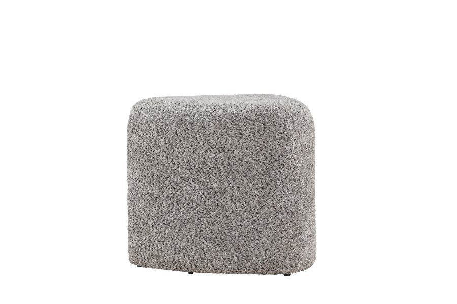 VENTURE DESIGN Pegpuff, rund - gr bouclé (46)