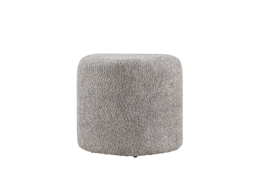 VENTURE DESIGN Pegpuff, rund - gr bouclé (46)