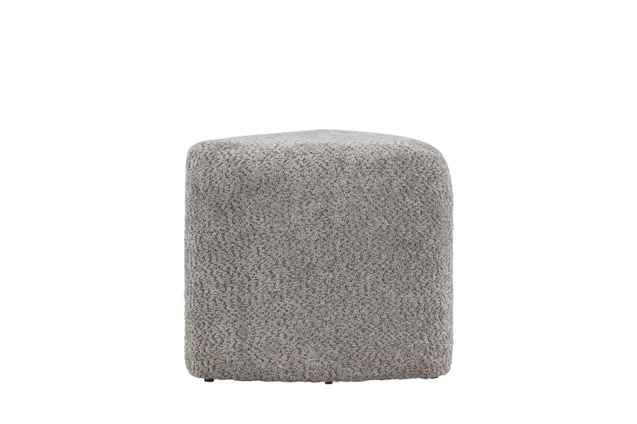 VENTURE DESIGN Pegpuff, rund - gr bouclé (46)