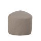 VENTURE DESIGN Pegpuff, trekantet - beige teddystoff polyester