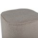 VENTURE DESIGN Piff-puff, firkantet - beige teddystoff polyester (44x44)