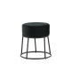 VENTURE DESIGN Pippi puff, rund - svart flyel og svart stl (45,5)