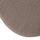 VENTURE DESIGN Pot puf, rund - beige bamsestof polyester og sort stl (40)