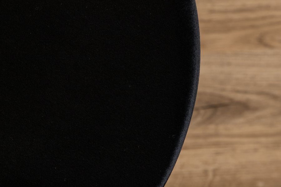 VENTURE DESIGN Pot puf, rund - sort fljl og sort stl (40)