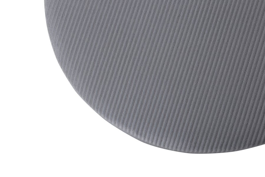 VENTURE DESIGN Pot puf, rund - gr fljl og sort stl (40)