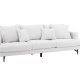 VENTURE DESIGN Sofia 3 pers. sofa - beige polyester og sort stl