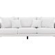 VENTURE DESIGN Sofia 3 pers. sofa - beige polyester og sort stl