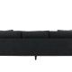 VENTURE DESIGN Sofia 3-seters sofa - sort polyester og sort stl
