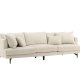VENTURE DESIGN Sofia 3 pers. sofa - beige fljl og sort stl