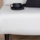 VENTURE DESIGN Vicky sovesofa, enkelt - beige polyester og svart stl (190x73)