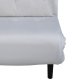 VENTURE DESIGN Vicky sovesofa, enkelt - beige polyester og svart stl (190x73)