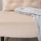 VENTURE DESIGN Vicky sovesofa, enkelt - beige flyel og svart stl (190x73)