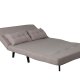 VENTURE DESIGN Vicky sovesofa, dobbel - brun polyester og svart stl (190x120)