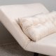VENTURE DESIGN Vicky sovesofa, dobbel - beige flyel og svart stl (190x120)