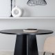 VENTURE DESIGN Bootcut spisebord, rundt - svart finer (110)