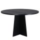 VENTURE DESIGN Bootcut spisebord, rundt - svart finer (110)