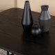 VENTURE DESIGN Uno spisebord, rektangulrt - svart finer og sort stl (200x90)
