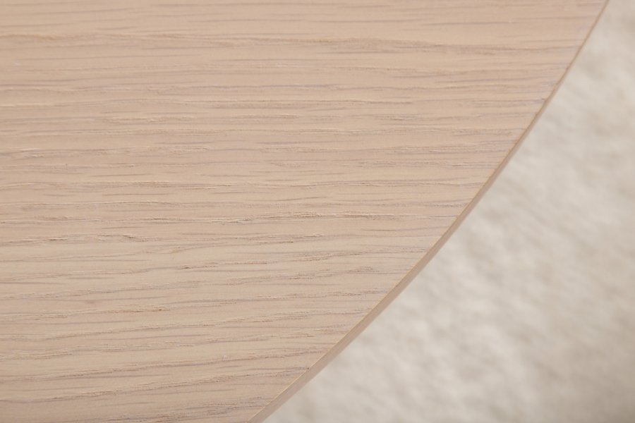 VENTURE DESIGN Bianca spisebord, ovalt - hvitkalket finer (200x90)