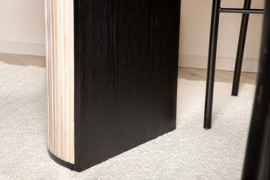 VENTURE DESIGN Bianca spisebord, ovalt - hvitkalket finer (200x90)