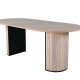 VENTURE DESIGN Bianca spisebord, ovalt - hvitkalket finer (200x90)