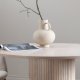 VENTURE DESIGN Bianca spisebord, rundt - hvitkalket finer (110)